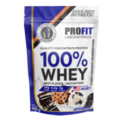 100% WHEY QUALITY CONCENTRATE PROTEIN em REFIL