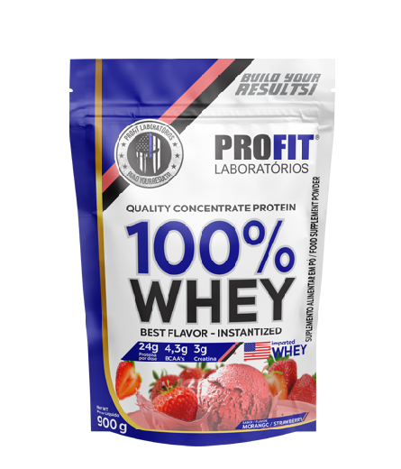 100% WHEY QUALITY CONCENTRATE PROTEIN em REFIL